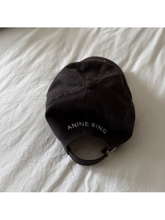 ? FINAL SALE ? Anine Bing in Vintage Black Jeremy Baseball Cap in GUC main image 6